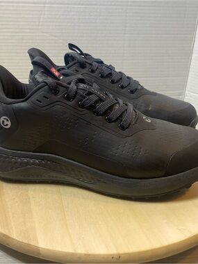 Duca Del Cosma Grado Golf Shoes Black Spikeless Waterproof Men's Size 8